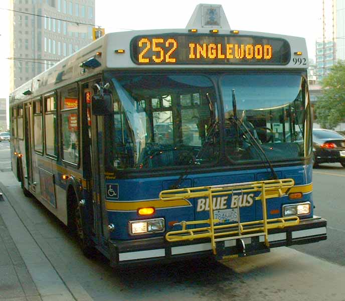 Blue Bus New Flyer D40LF 992